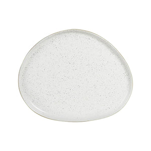 Round Platter - White Speckle