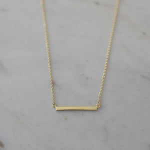 Bar Necklace - Gold by Sophie | City Hall