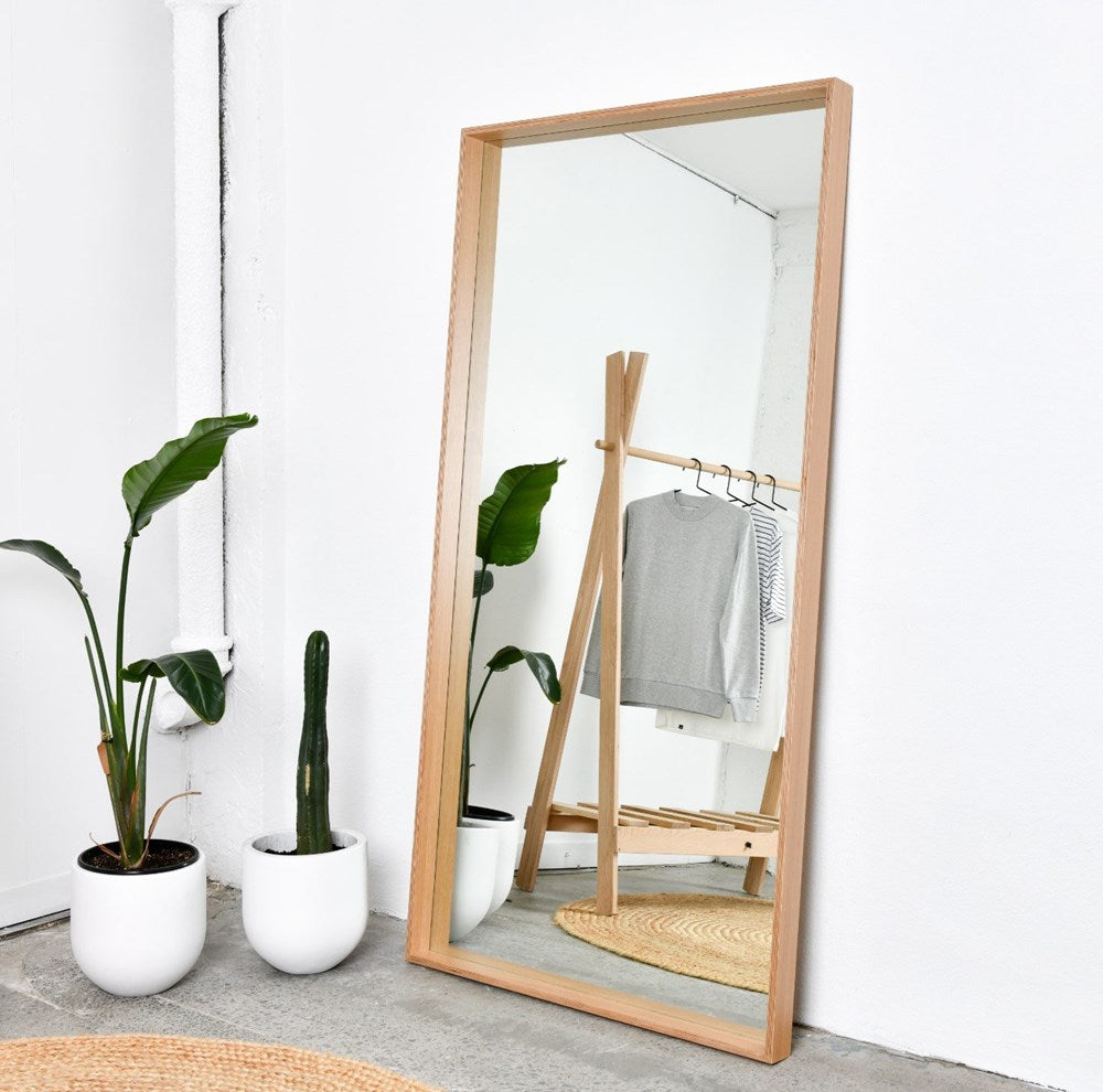 Deep Frame Mirror 2m x 1m Oak City Hall