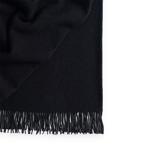 Nevis Throw - Black by Weave | City Hall
