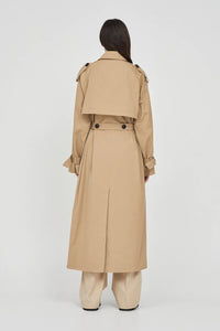 Bentley Classic Cotton Trench Coat - Sandstone