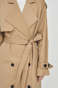 Bentley Classic Cotton Trench Coat - Sandstone