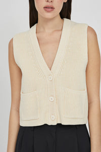 Cotton Vest - Oatmeal