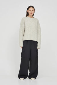 Gabe Knit Jumper - Grey Marle