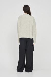 Gabe Knit Jumper - Grey Marle