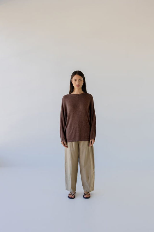 Relaxed Knit Pullover