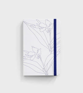 Hardcover Notebook Blue Jasmine