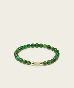 New Beginnings Bracelet with Aventurine & African Jade