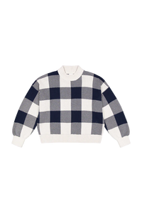 Otti Jumper | Navy Check