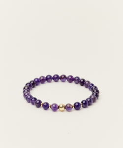 Peace Bracelet with Amethyst