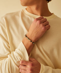 Mr Minty Bracelet with Picasso Jasper &  Onyx
