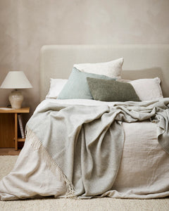 Cyprian Cushion 60 x 60 | Oatmeal | Feather Inner