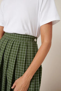 Flora Skirt | Forest Grid