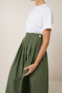 Flora Skirt | Forest Grid