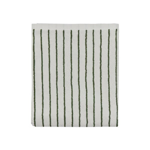Raita Towel Medium - Offwhite/ Green