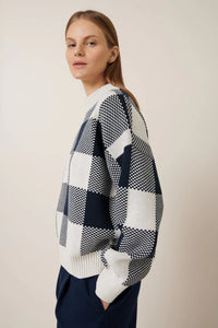Otti Jumper | Navy Check