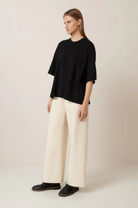 Oversized Boxy Tee | Black