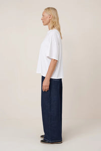 Oversized Boxy Tee | White