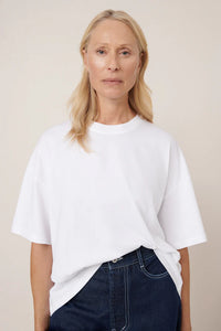 Oversized Boxy Tee | White