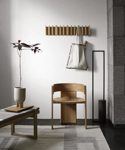 Kristina Dam Column Coat Rack | Oiled Oak