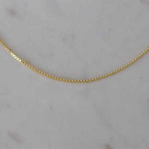 Box Chain Necklace- Gold by Sophie | City Hall