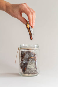Dark Choc Almond Toffee Jar - 200g by The Confectionist | City Hall