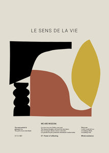 Framed Lucrecia Rey Caro, Le Sans de La Vie - 70 x 100 by The Poster Club | City Hall