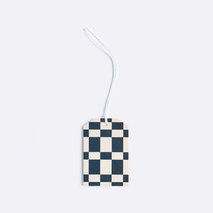 Gift Tag - Checkers Navy by Lettuce | City Hall