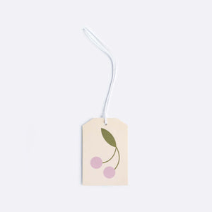 Gift Tag - Cherries Lilac by Lettuce | City Hall