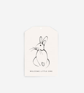 Gift Tag Welcome Little One by Father Rabbit Stationery | City Hall