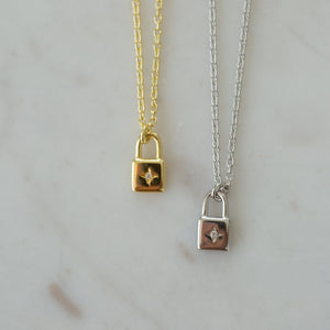 Little Lock Necklace - Gold by Sophie | City Hall