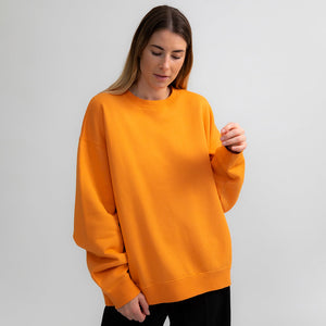 Oversized Sweat - Orange by Father Rabbit Apparel | City Hall