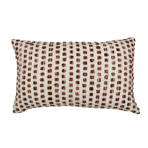 Rema Rectangle Cushion - Cream 40 x 60cm by Hawthorne | City Hall