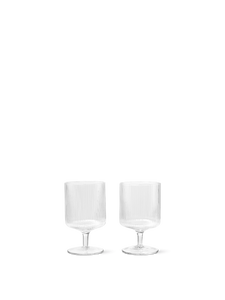 Ripple Wine Glasses- Clear