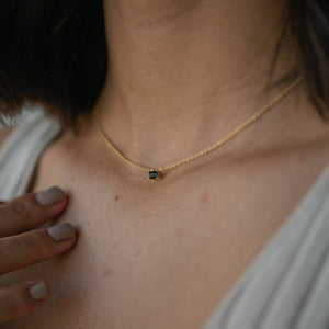 You Rock Necklace Black- Gold by Sophie | City Hall